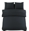 200x220 BALI czarny  kpl pościeli bawełna