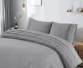 200x220 BALI szary  kpl pościeli bawełna