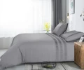 200x220 BALI szary  kpl pościeli bawełna