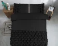200x220 CYPRUS czarny  kpl pościeli bawełna