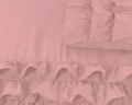 200x220 CYPRUS róż  kpl pościeli bawełna