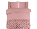 200x220 CYPRUS róż  kpl pościeli bawełna