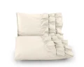 200x220 CYPRUS krem  kpl pościeli bawełna