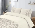 240x220 CYPRUS krem  kpl pościeli bawełna