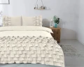 240x220 CYPRUS krem  kpl pościeli bawełna