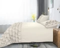 240x220 CYPRUS krem  kpl pościeli bawełna