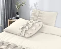 240x220 CYPRUS krem  kpl pościeli bawełna