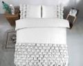 200x220 CYPRUS biały  kpl pościeli bawełna