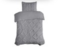 140x220 SALVADOR szary  kpl pościeli bawełna