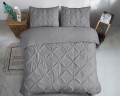 240x220 SALVADOR szary  kpl pościeli bawełna
