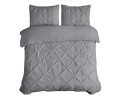200x220 SALVADOR szary  kpl pościeli bawełna