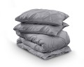 200x220 SALVADOR szary  kpl pościeli bawełna