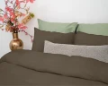 140x220 MUŚLIN brąz  perkal bawełniany kpl pościeli