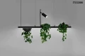 PLANT LINE czarna lampa wisząca 