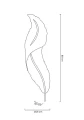 KAR 80  biała / złota lampa ścienna I kinkiet