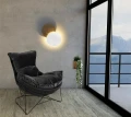 OTILIA STAND VELVET czarny fotel 