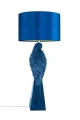 PARROT 84 cm niebieska lampa stołowa 