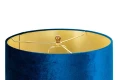 PARROT 84 cm niebieska lampa stołowa 