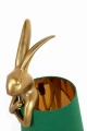 RABBIT 68 cm  złoto-zielona lampa stołowa 