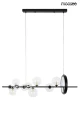 ALURE LINE 120 czarna lampa wisząca 