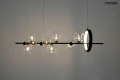 ALURE LINE 120 czarna lampa wisząca 