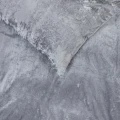 240x220 CRYSTAL aksamit k. szary  kpl pościeli