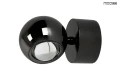 EOS czarny chrom lampa ścienna 