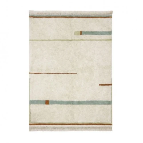 LANES Vintage Blue XS 90x130cm dywan baweniany
