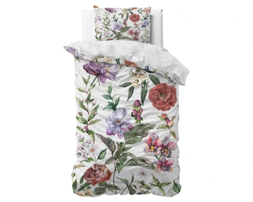 140x220 OPHELIA fiolet  kpl pościeli bawełna