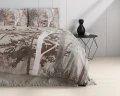 200x220 INDRE szary  kpl pościeli bawełna satynowa