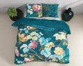 240x220 CHANDA niebieski  kpl pościeli bawełna
