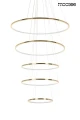 RING SLIM L złota lampa wisząca 