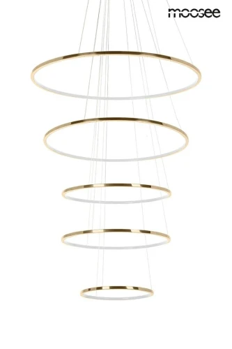 RING SLIM L złota lampa wisząca 