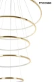 RING SLIM L złota lampa wisząca 