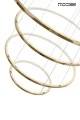 RING SLIM L złota lampa wisząca 