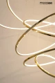 RING SLIM L złota lampa wisząca 
