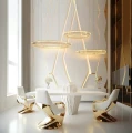 LIBERTY 3B złota lampa wisząca 