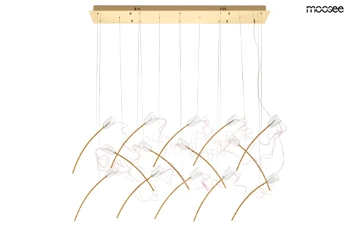 TULIPPE 14 LINE  złota lampa wisząca 