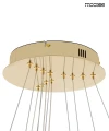 RING SLIM M złota lampa wisząca 