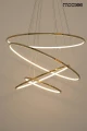 RING SLIM M złota lampa wisząca 