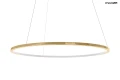 RING SLIM 120 złota lampa wisząca 