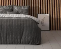 200x220 BONNE NUIT 4 antracyt  kpl pościeli mix