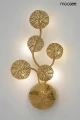 LIRIO 6 złota lampa ścienna 