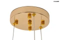 MONETE 60 metalowa lampa wisząca k. złoty