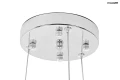 MONETE 60 metalowa lampa wisząca k. srebrny