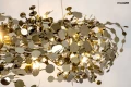 MONETE 60 metalowa lampa wisząca k. srebrny