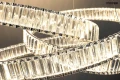 WAVE 80 chromowana lampa wisząca