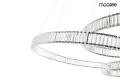 WAVE 160A chromowana lampa wisząca 