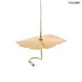 LEAFS złota lampa wisząca 
