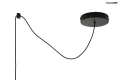 BOBBIE czarna lampa wisząca 